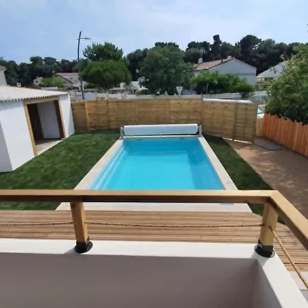 Maison Familiale Avec Piscine Chauffee Hébergement de vacances Jard-sur-Mer